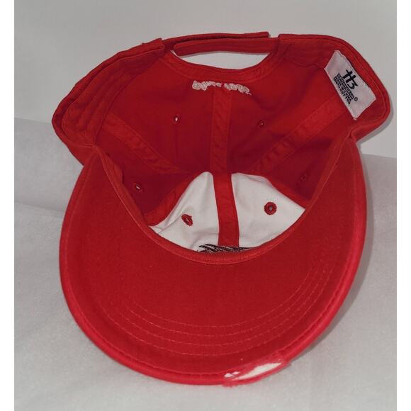 Old Milwaukee Beer Red White Strap Back Cap OM Fine Premium Beer - Picture 6 of 9